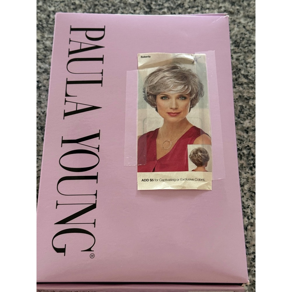 Paula Young Roberta Wig Women's Average Silver Gray 101 New Short A0340